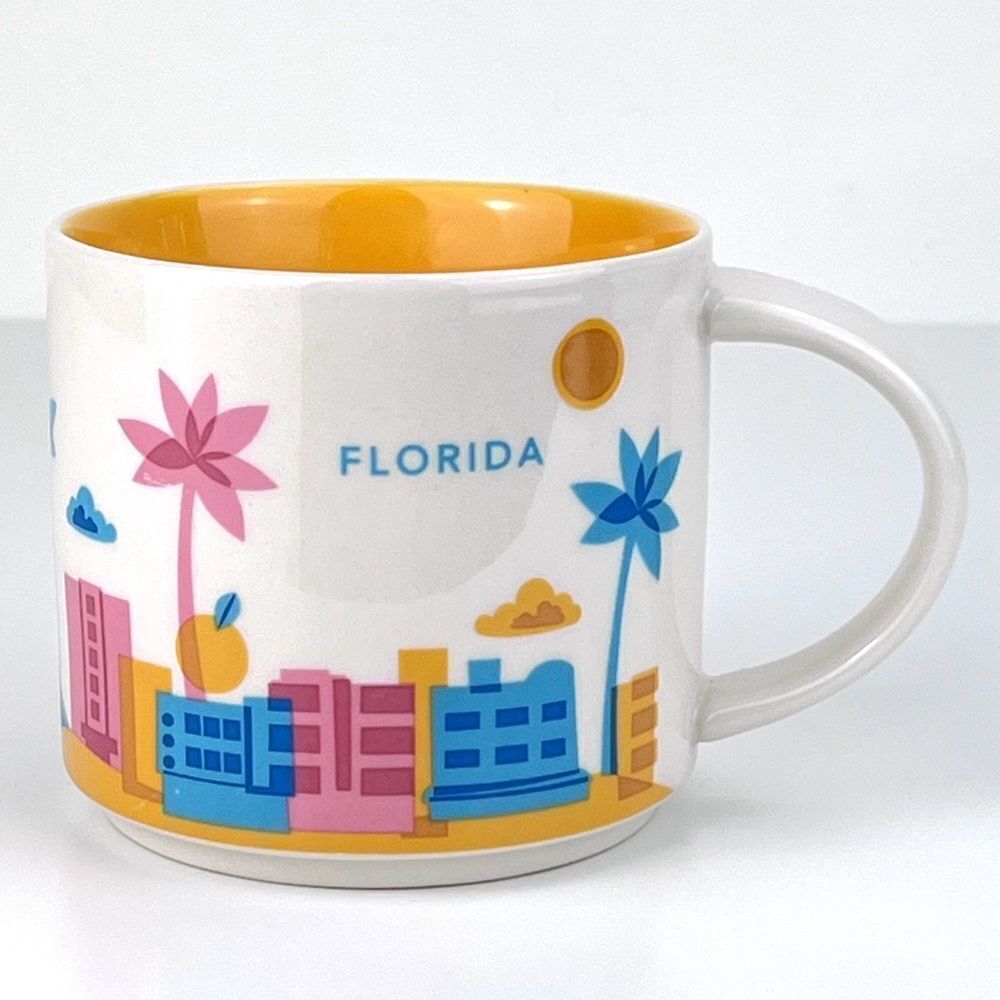 Starbucks 2016 Florida 14-oz. You Are Here collection coffee cup mug